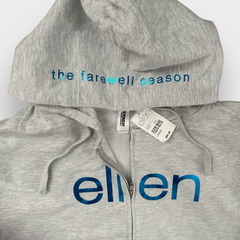 NEW: Ellen Degeneres Show Merch full zip hoodie